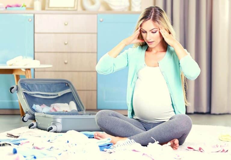 préparer la valise de maternité